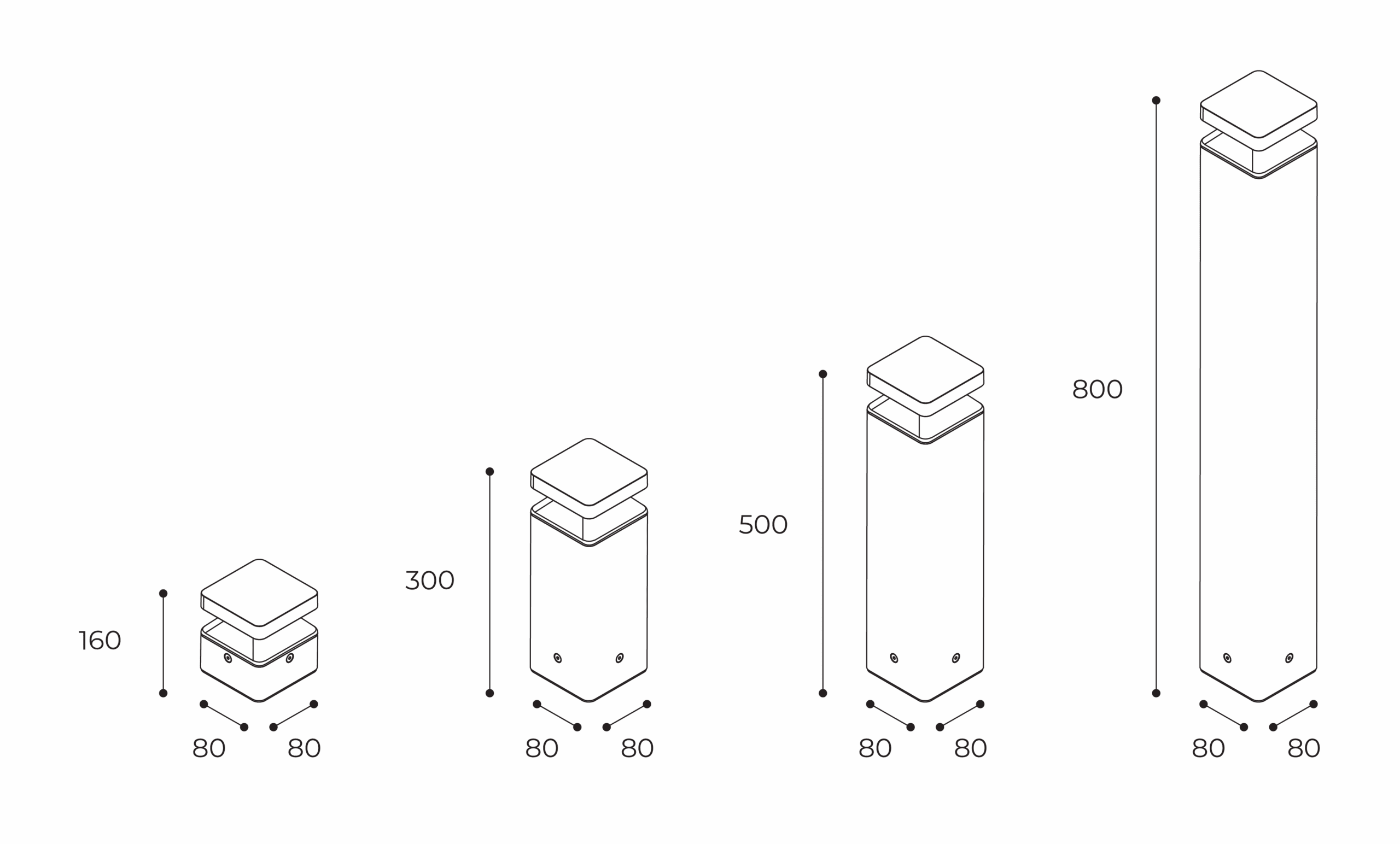 Matita Range_H160, 500, 800 Drawing copy