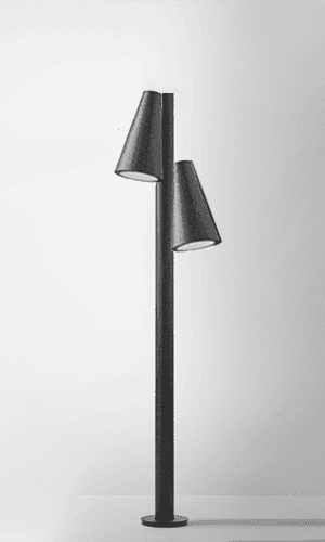 Ster Double Bollard Diffused Thumb